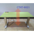 Fábrica atacado estilo fácil 2 pernas altura ajustável mesa de escritório quadro de mesa